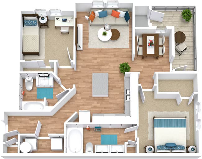 Unit 401-1301 401-1301 floor plan