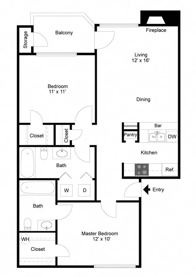 VanGogh 1060 floor plan