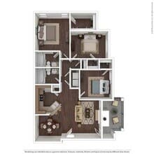 3 Bedroom 2 Bath 0824 floor plan