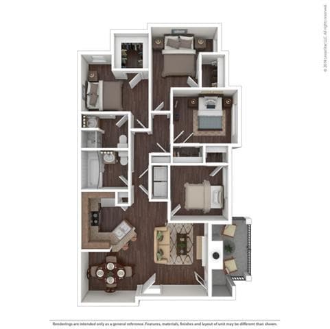 Unit 1014 1217 floor plan