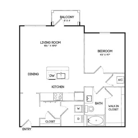A2A 6205 floor plan