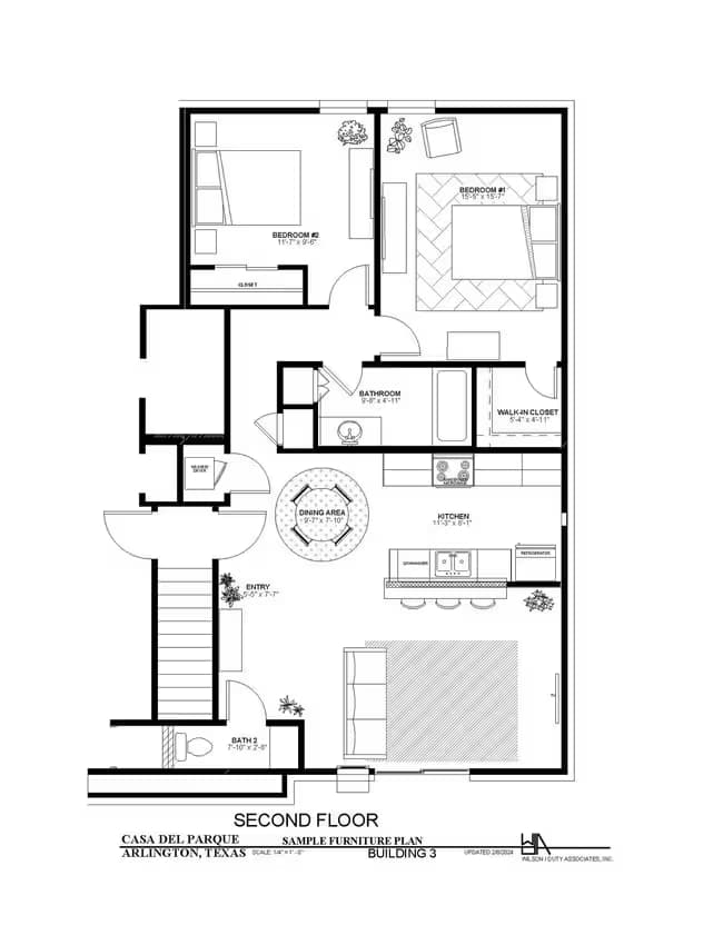 $999 Move-In! Fully Furnished 2-Bedroom, 2-Bath... floor plan