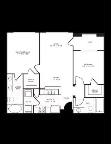 Unit 313 313 floor plan