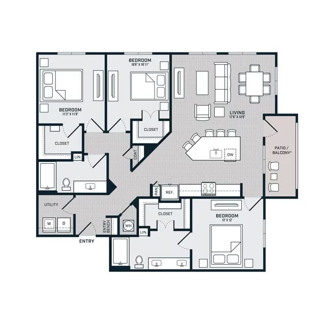Unit 2107 2107 floor plan