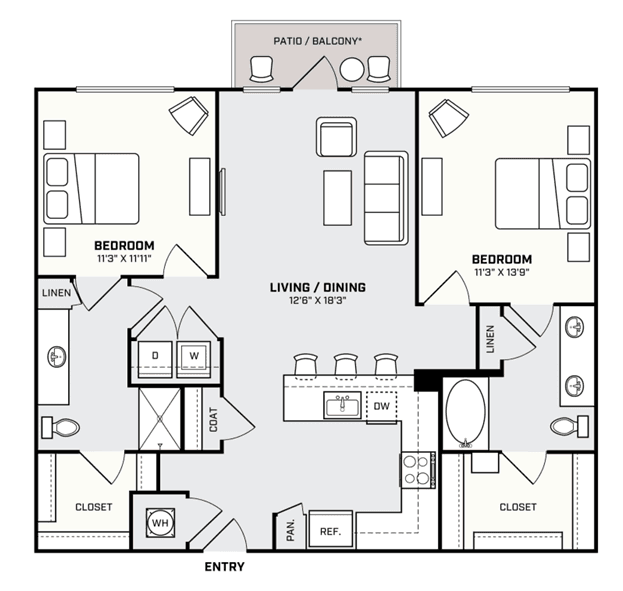 Unit 448 448 floor plan