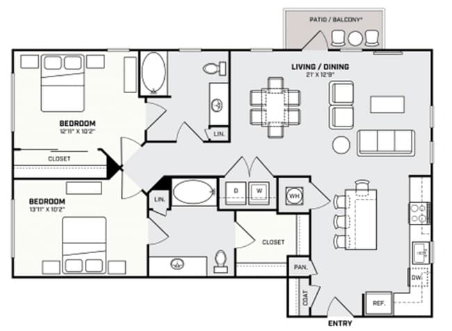 Unit 400 400 floor plan