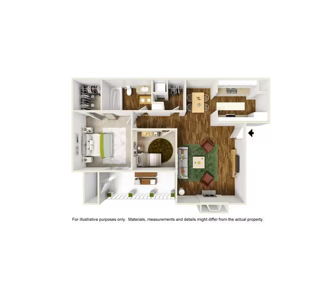 Unit 1042 1042 floor plan