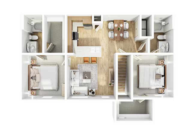 Unit 1424 0721 floor plan