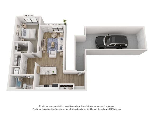Kensington - Attached Garage 1709 floor plan