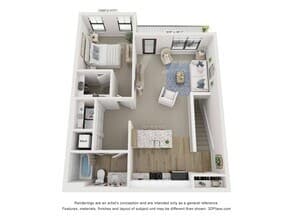 Pearson 1410 floor plan