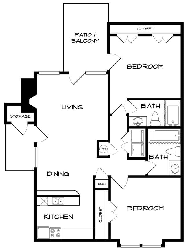 Unit 408 404 floor plan