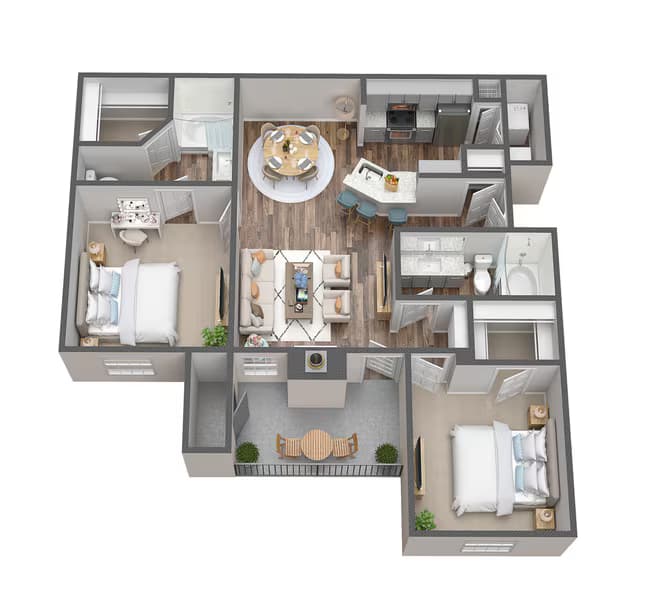 Unit 1023 926 floor plan