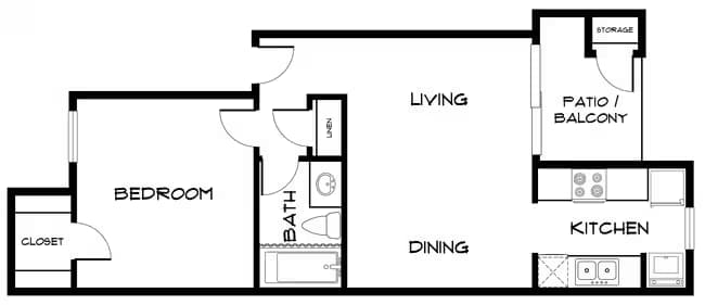 Unit 1101 1101 floor plan
