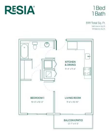 A1 2418 floor plan
