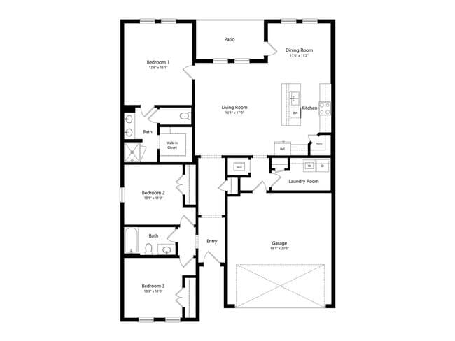 Unit 025 068 floor plan