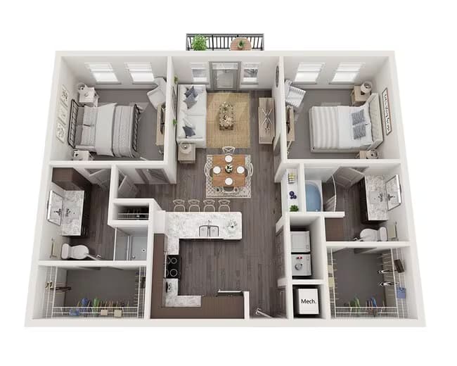 Unit 01-3177 01 - 4183 floor plan
