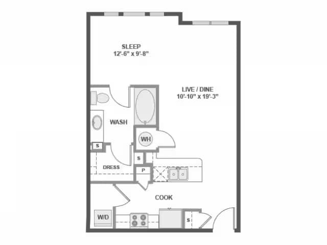 Unit 1-1113 1-1145 floor plan