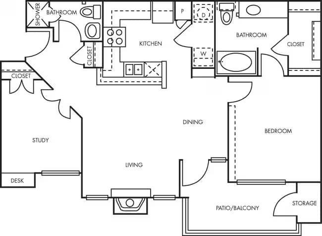 Evergreen 1415 floor plan