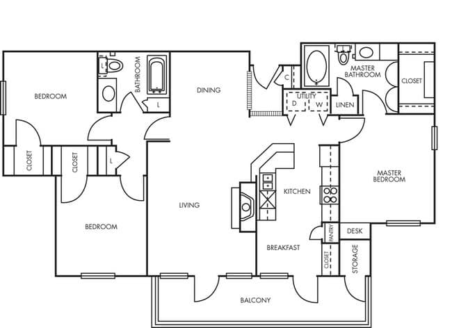 Unit 1636 0616 floor plan