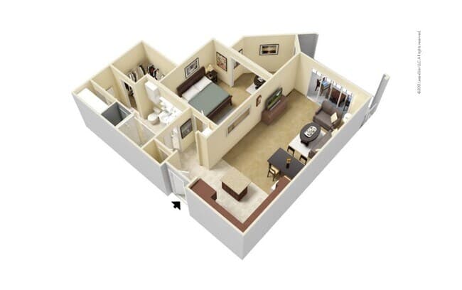 Unit 4218 4218 floor plan