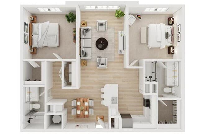 Unit 1344 1344 floor plan