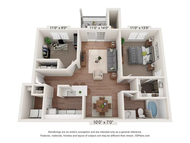 Unit 3517 3517 floor plan