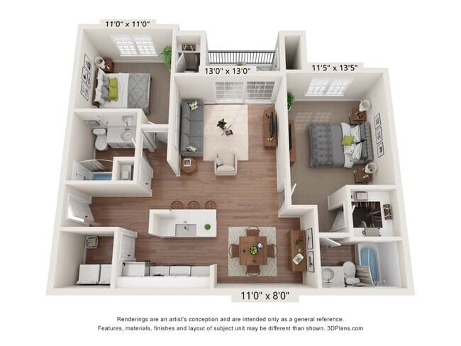 Unit 3423 3423 floor plan