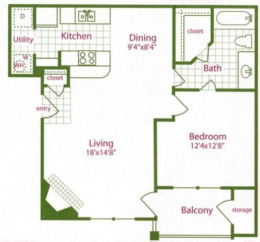 Unit 1726 1726 floor plan
