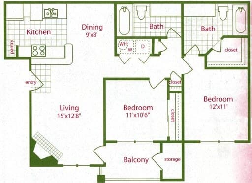 Unit 1113 1113 floor plan