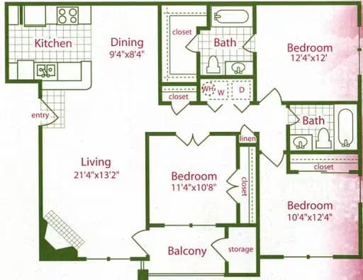 Unit 128 128 floor plan