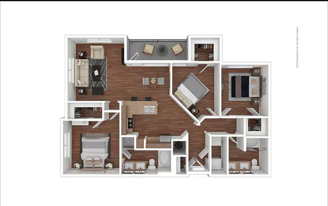 Unit 2B - 107 2B - 107 floor plan