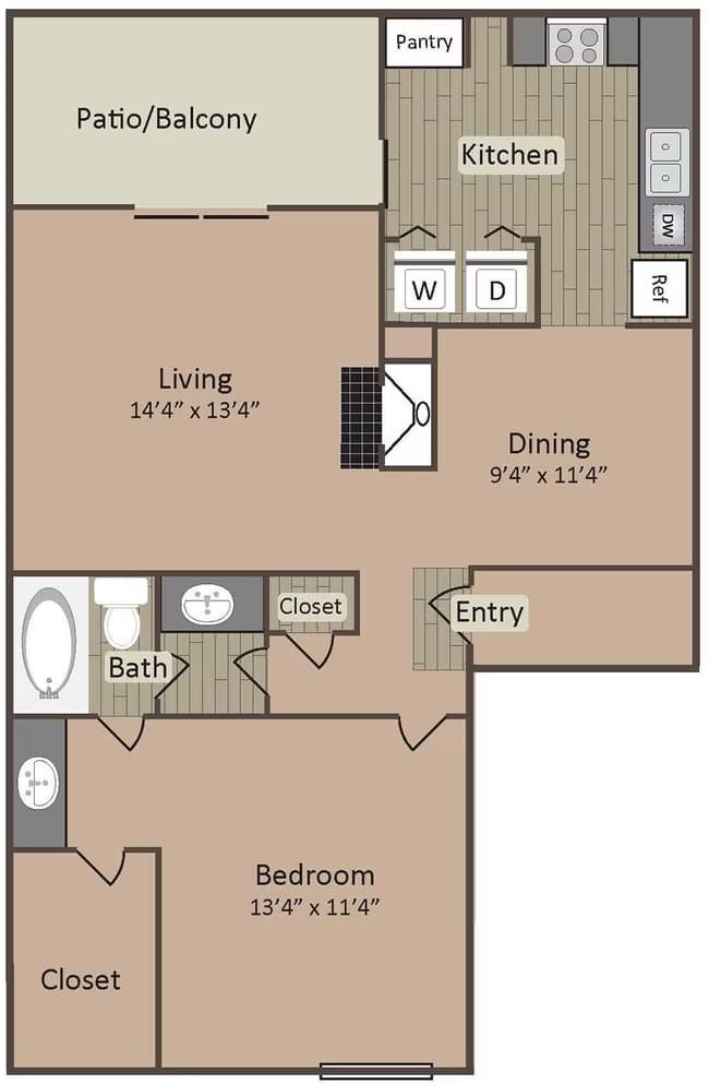 Unit 2108 2027 floor plan