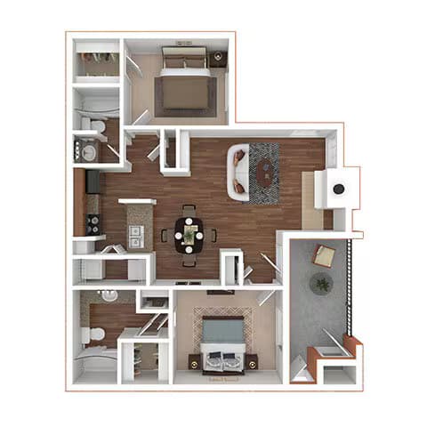 Unit 1815 1815 floor plan