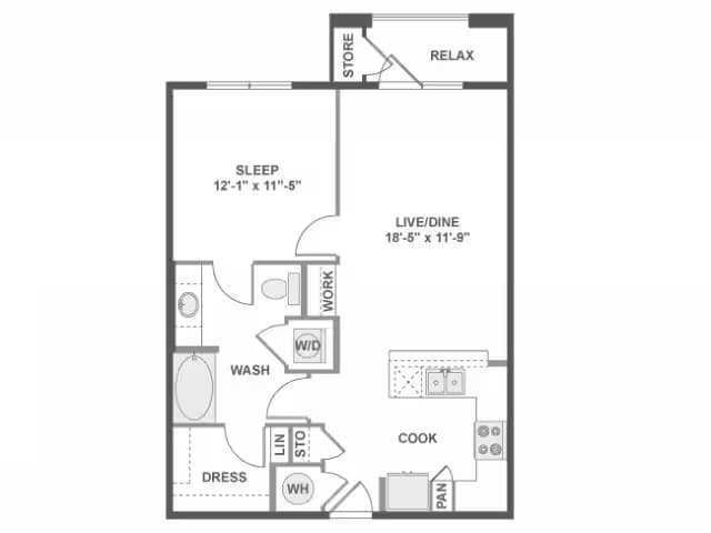 Unit 3-3054 3-3054 floor plan