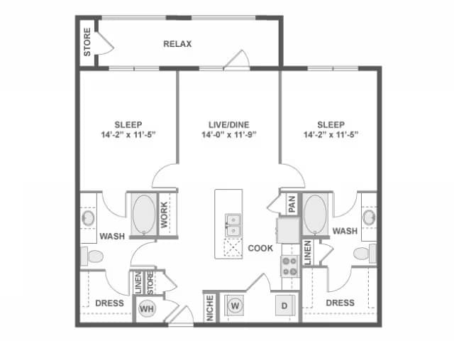 C4 4-3091 floor plan