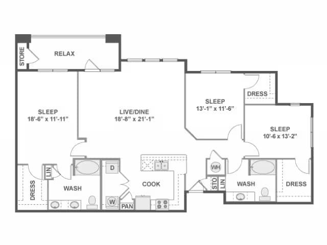 D7 5-3095 floor plan
