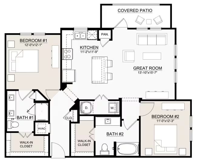 Unit 1216 1216 floor plan
