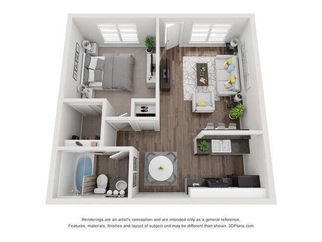 Unit 4624-411 4624-411 floor plan