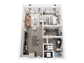 A6 Renovated 01-1710 floor plan