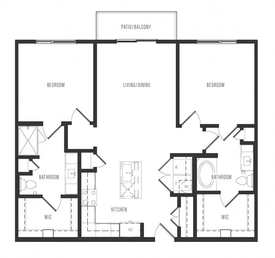 B1 150 floor plan