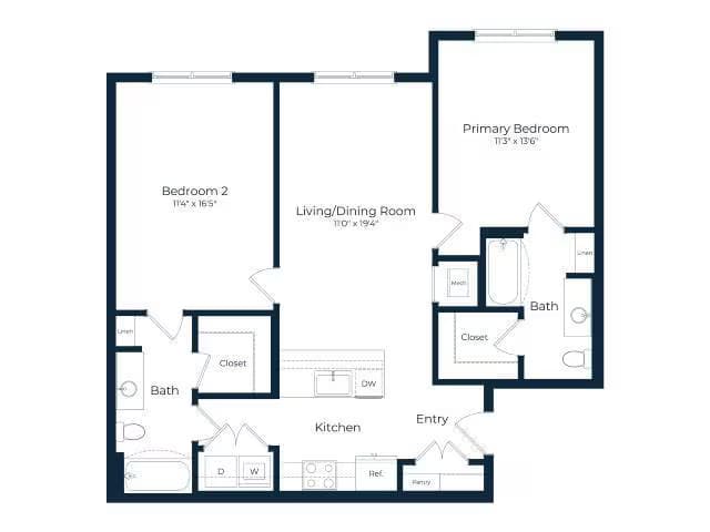 Unit 6301 6301 floor plan