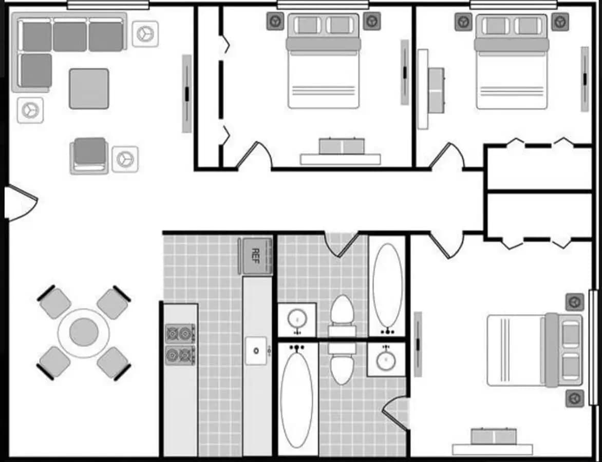 C1 3x2 2410-101 floor plan