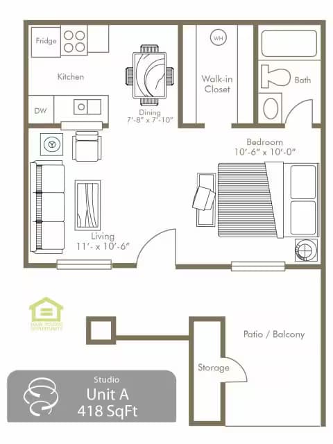 A 2124 floor plan