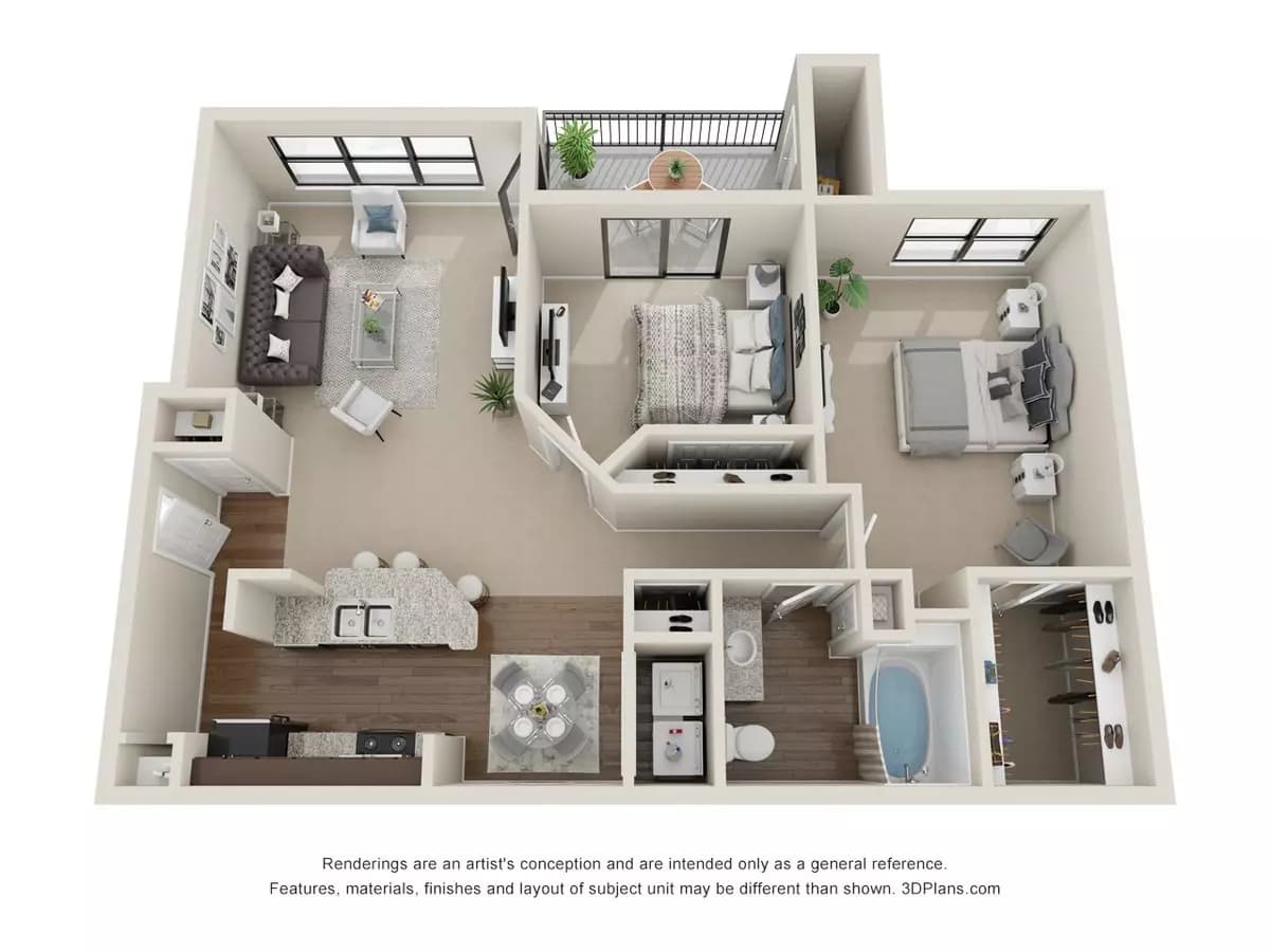 Unit 04303 04303 floor plan