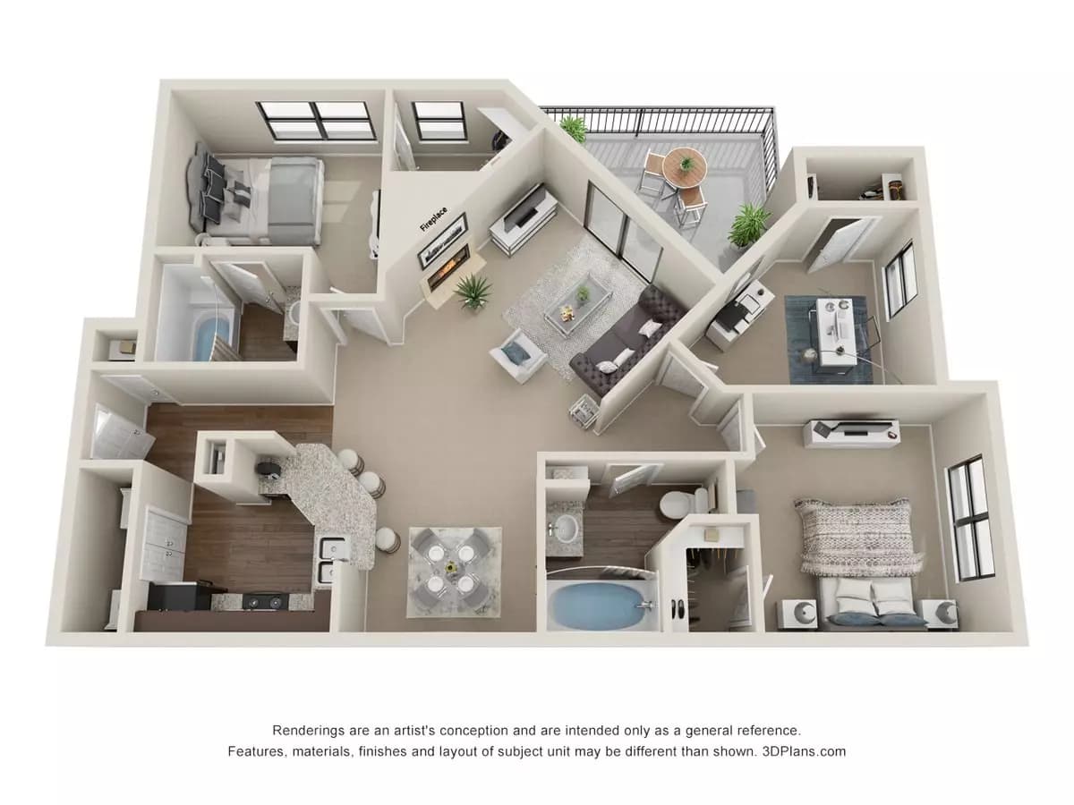 Unit 01208 01208 floor plan