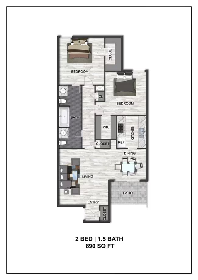 2x1.5 246 floor plan