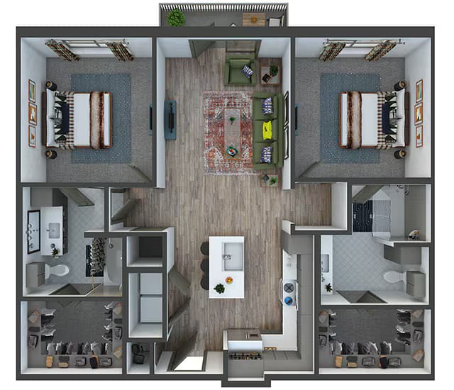Unit 2146 2146 floor plan