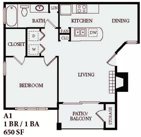A1 2121 floor plan
