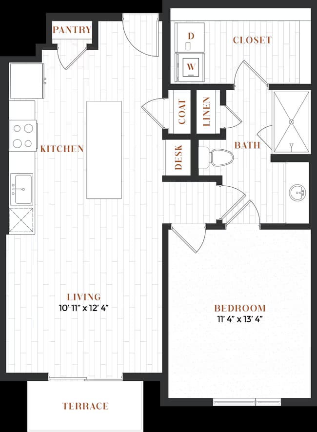 1B Alt 1124 floor plan