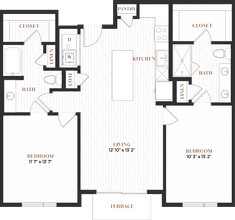 2A Alt2 1444 floor plan
